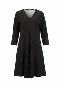 Non sélectionné, black wine-red patterned
