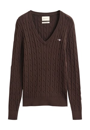 GANT, Jersey de punto - deep brown
