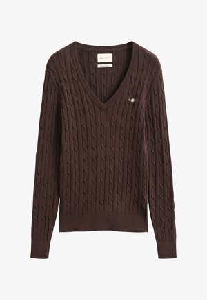 GANT, Jersey de punto - deep brown