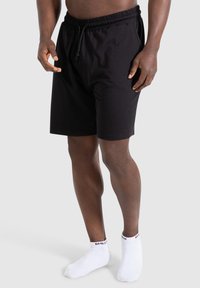 Smilodox VALENTIN - Kurze Sporthose - schwarz
