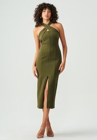 BWLDR GRAZIA MIDI  - Etuikjole - khaki