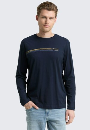 LANGARM MIT PRINT - Longsleeve - dark blue