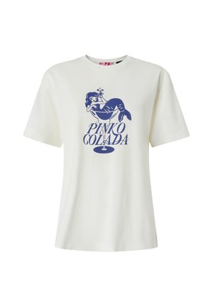 Pinko, STREPITOSO  - Majica kratkih rukava s printom - white blue