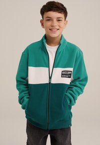 WE Fashion SALTY DOG - Flísová bunda - green