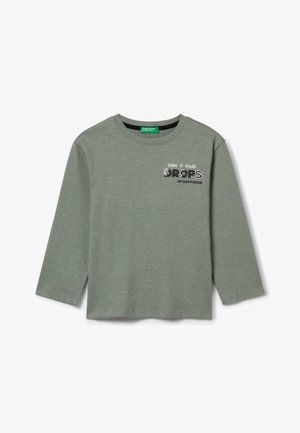 WITH MONSTER PRINT - T-shirt à manches longues - green