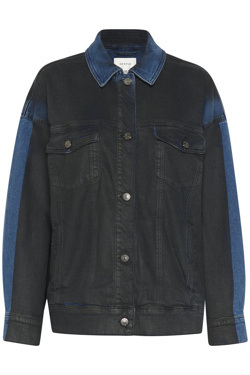 Gestuz Spijkerjas zwart denim/blackdenim