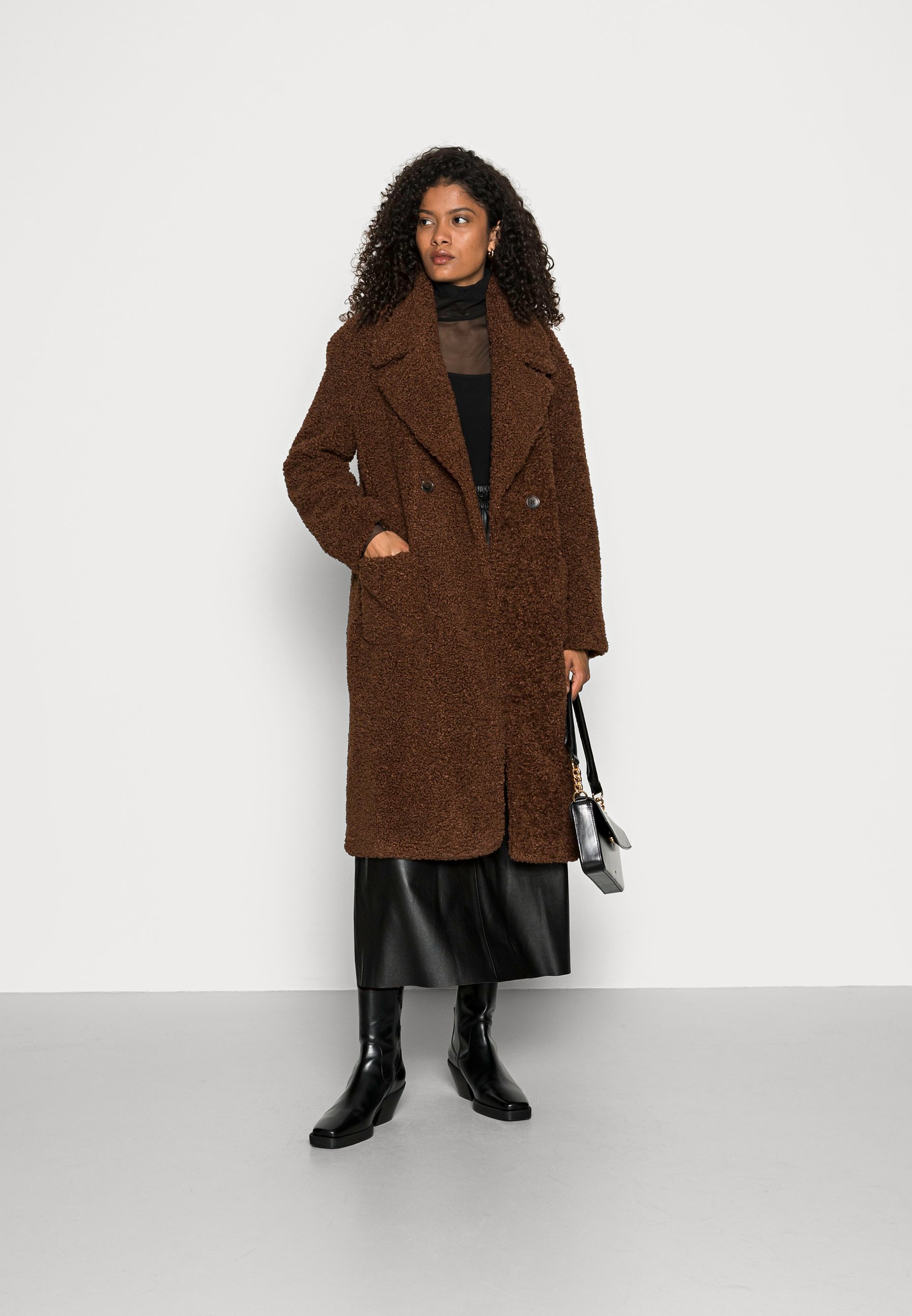 chocolate teddy coat