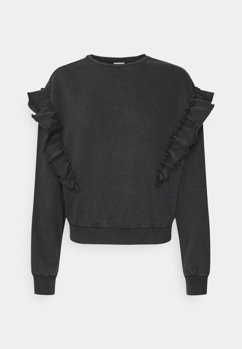 Damen Sweatshirts | ONLY ONLLUCINDA LIFE FRILL O-NECK Sweatshirt black/schwarz - PI42913 Damen Sweatshirts | ONLY ONLLUCINDA LIFE FRILL O-NECK Sweatshirt black/schwarz - PI42913
