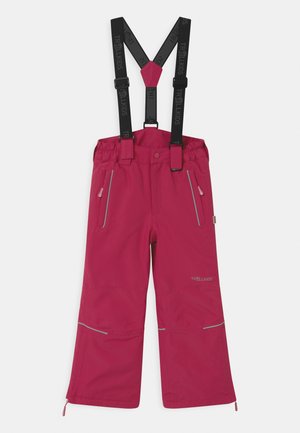 KIDS HOLMENKOLLEN SNOW SLIM FIT UNISEX - Snow pants - rubine-magenta
