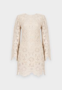 IMANI GUIPURE MINI DRESS - Kokteilinė suknelė / vakarėlių suknelė - sand