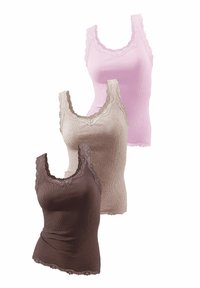3-PACK - Toppi - rosé/ braun/taupe