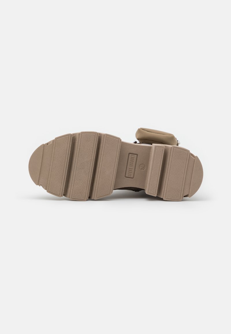 Damen Ankle Boots | Steve Madden MARRI Plateaustiefelette dark beige rain/beige - HH66216 Damen Ankle Boots | Steve Madden MARRI Plateaustiefelette dark beige rain/beige - HH66216