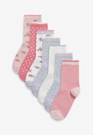 7 PACK  - Čarape - pink