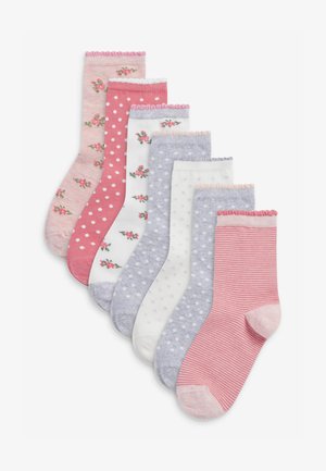 7 PACK  - Chaussettes - pink