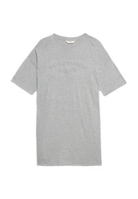 Ljusgrå t-shirt med kort ärm och rund halsringning, med präglad text "DAYDREAMERS" över bröstet.