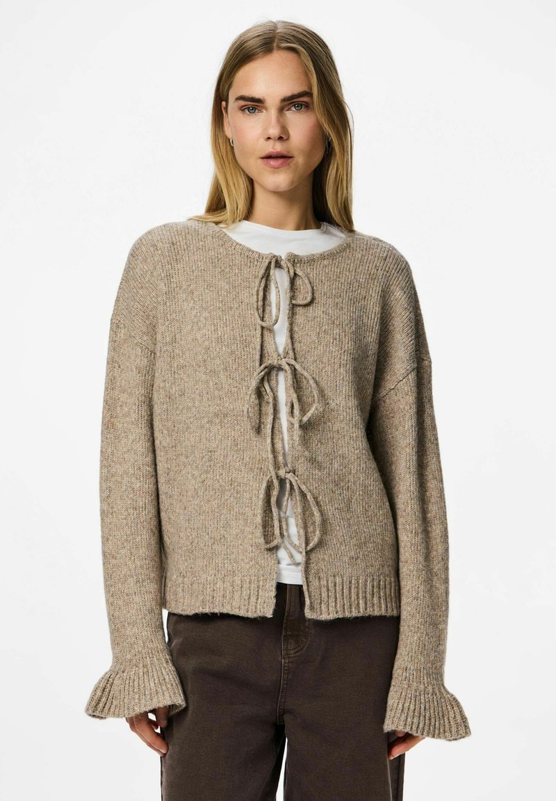 Pieces Kardigan - morel