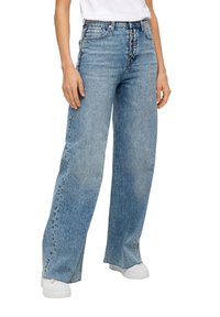 s.Oliver Flared Jeans - blau