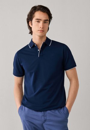 Hackett London, HACKETT LONDON POLO SHIRT MERC PIQUE TIP POLO - Poloshirt - old navy