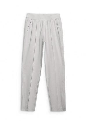 4F, 4F SPODNIE TRENINGOWE SZYBKOSCHNĄCE DAMSKIE - CZARNE L - Tracksuit bottoms - cold light grey