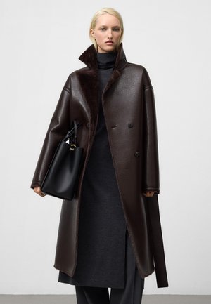DOUBLE-FACED - Cappotto classico - chocolate