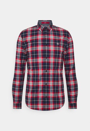STRETCH CHECK POPLIN - Skjorte - twilight navy check