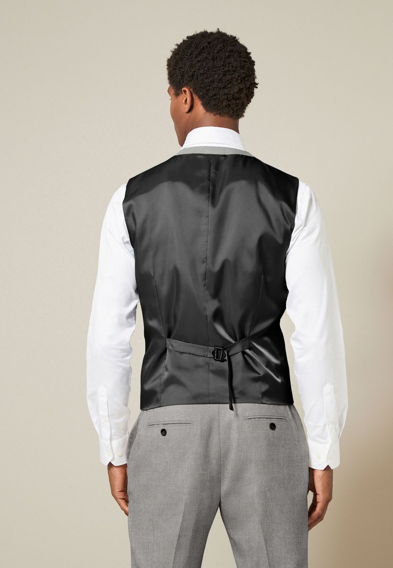 Next TEXTURED SUIT: WAISTCOAT - REGULAR FIT - Waistcoat - grey - Zalando Next TEXTURED SUIT: WAISTCOAT - REGULAR FIT - Waistcoat - grey - Zalando
