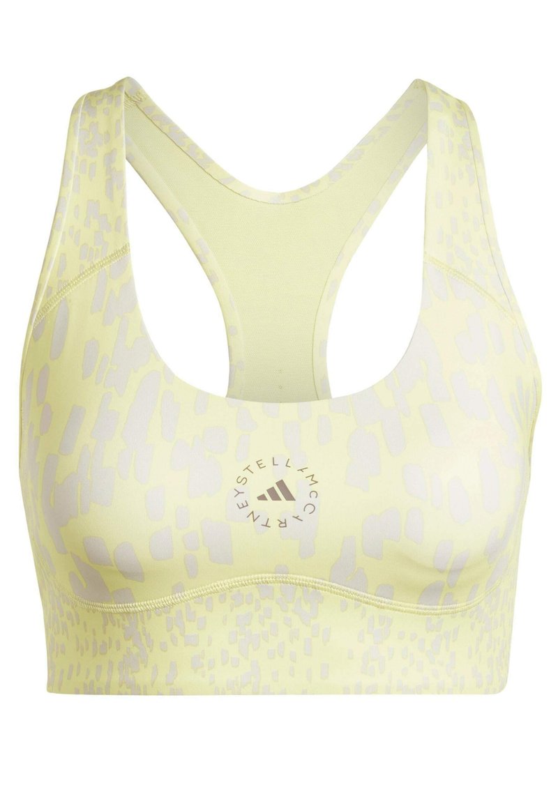 adidas by stella mccartney Sport-bh met medium support geel adidas by stella mccartney Sport-bh met medium support geel
