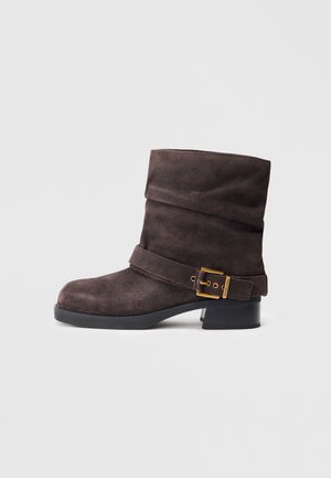 Boots à talons - chocolate