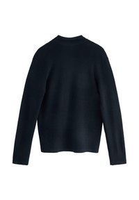 Lindex HALF-ZIP  - Stickad tröja - dark navy