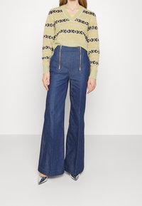 Victoria Beckham Stickad tröja - light green