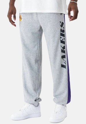 JOGGER - SIDE PRINT LOS ANGELES LAKERS - Pantaloni sportivi - gris