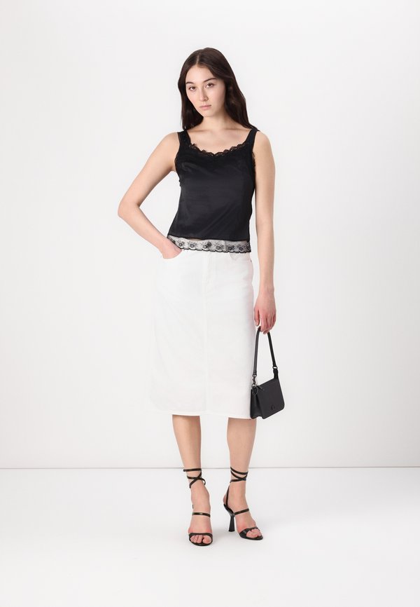 ELSIE LONG SKIRT - Denim skirt4