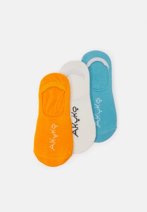 COSMIC NO SHOW INVISIBLE SOCKS UNISEX 3 PACK - Sukat - multicolor