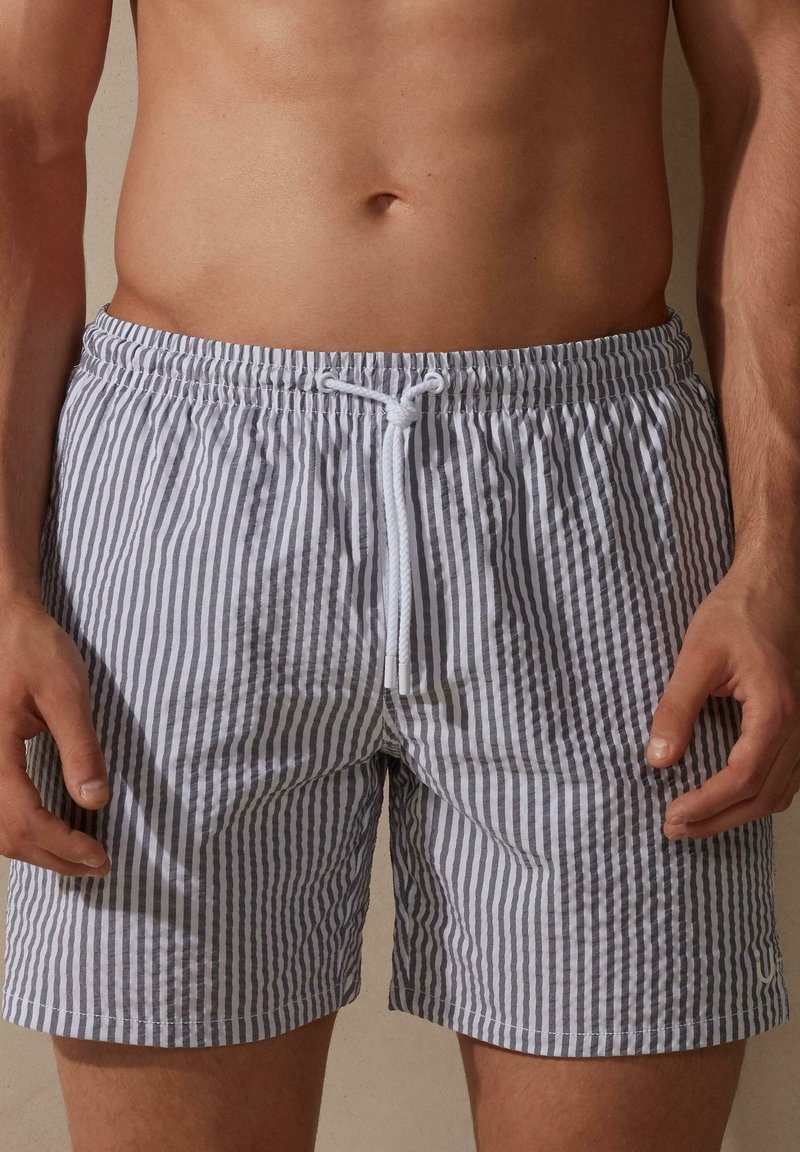 Herren Badehosen | Intimissimi STREIFENPRINT Badeshorts white blue/blau-meliert - NJ75345 Herren Badehosen | Intimissimi STREIFENPRINT Badeshorts white blue/blau-meliert - NJ75345