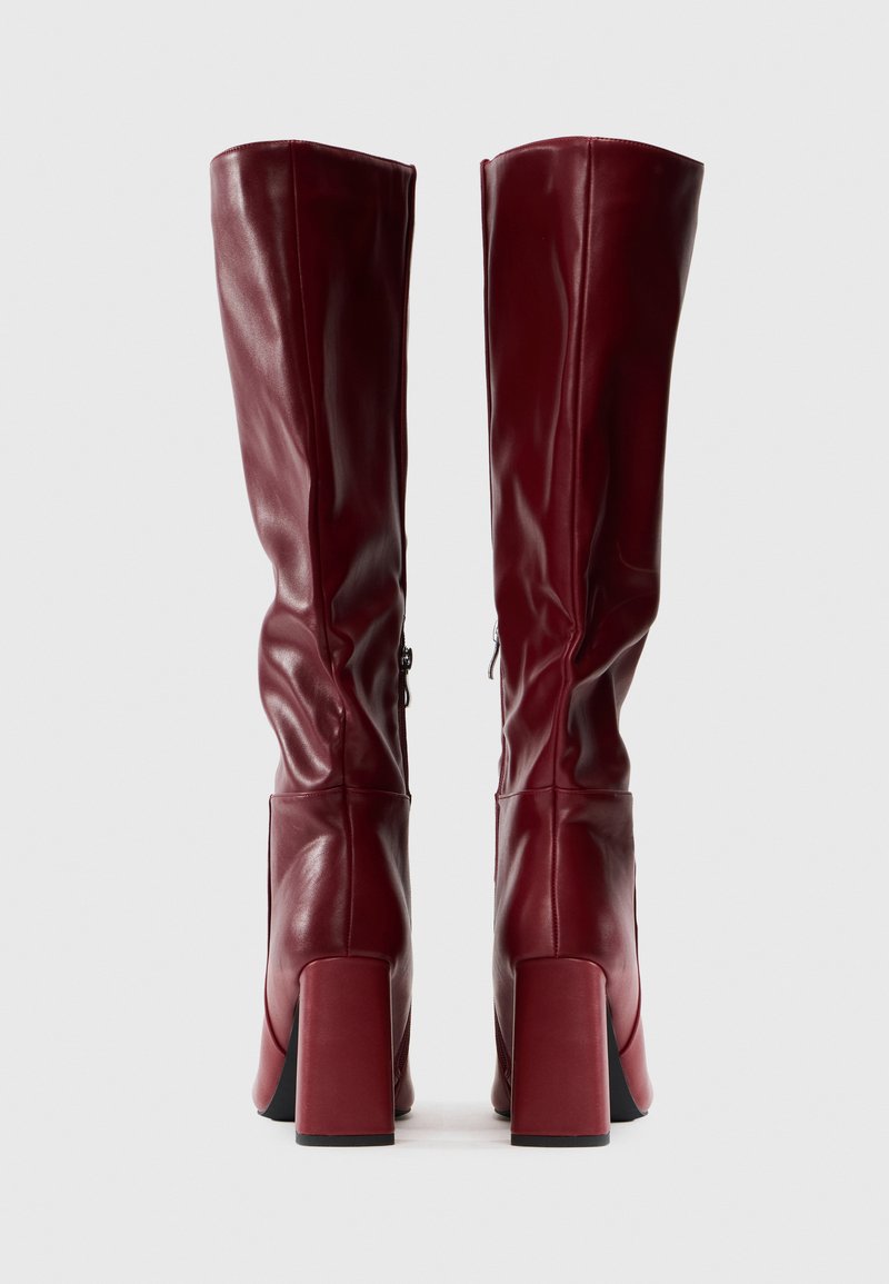 Bottines à Talons Compensés Earthies 'Bondy' En Daim Rouge - Taille 10 US - Occasion