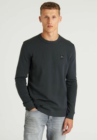 CHASIN' HELY - Top dugih rukava - dark grey