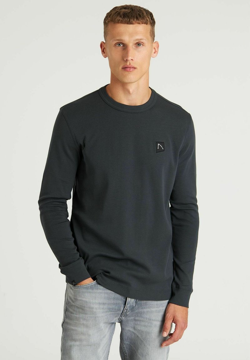 CHASIN' HELY - Top dugih rukava - dark grey