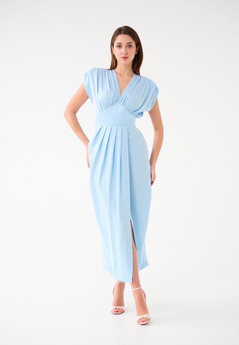 LEIMANN Robe longue - light blue