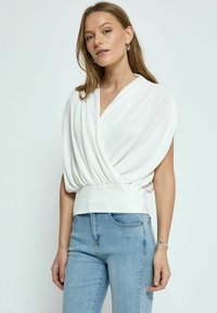 MSELVIE WRAP - T-shirt print - broken white