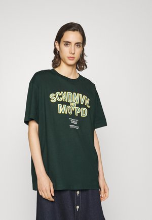 SHORTSLEEVE ROUNDNECK OVERSIZED - T-shirt z nadrukiem - midnight flora