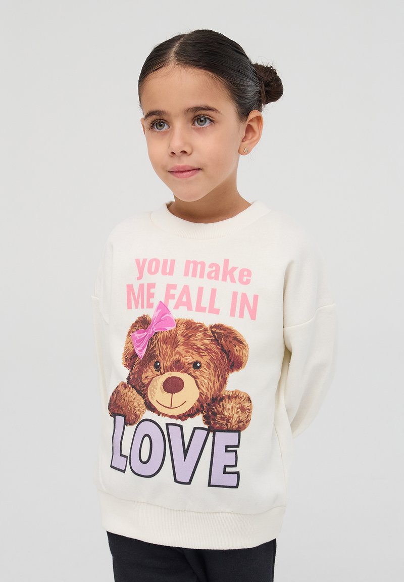 Terranova Felpa bianco lana/bianco