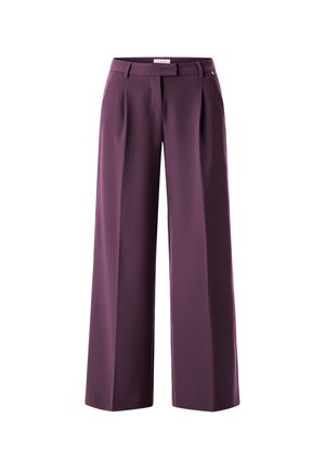 Rich & Royal, RICH & ROYAL HOSE - Trousers - mulberry