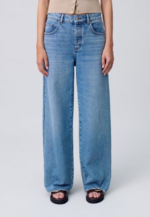 Vaqueros a campana - denim bleu