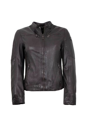 GWDANJA - Leather jacket - purple
