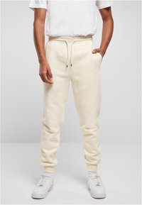 Urban Classics BASIC SWEATPANTS - Treningo apatinė dalis - whitesand