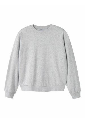 LOOSE FIT - Felpa - light grey melange
