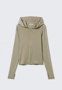 SINGLE HOODIE - Top dugih rukava - mole medium dusty