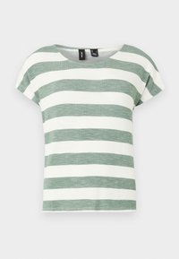 VMWIDE STRIPE  - T-shirts med print - laurel wreath/snow white