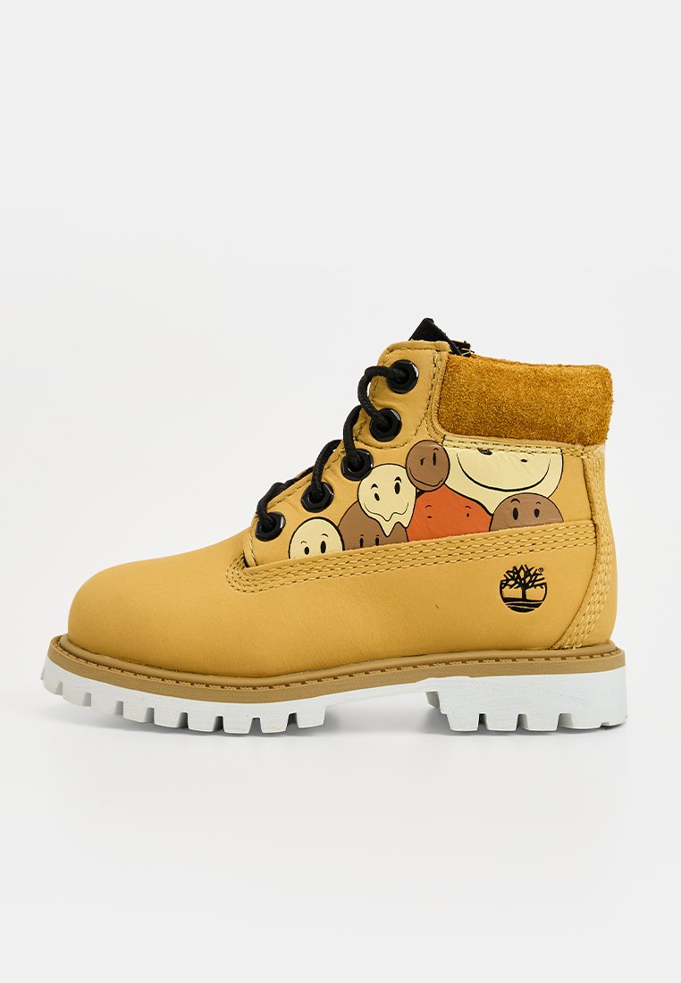 Timberland Botines con cordones mostaza