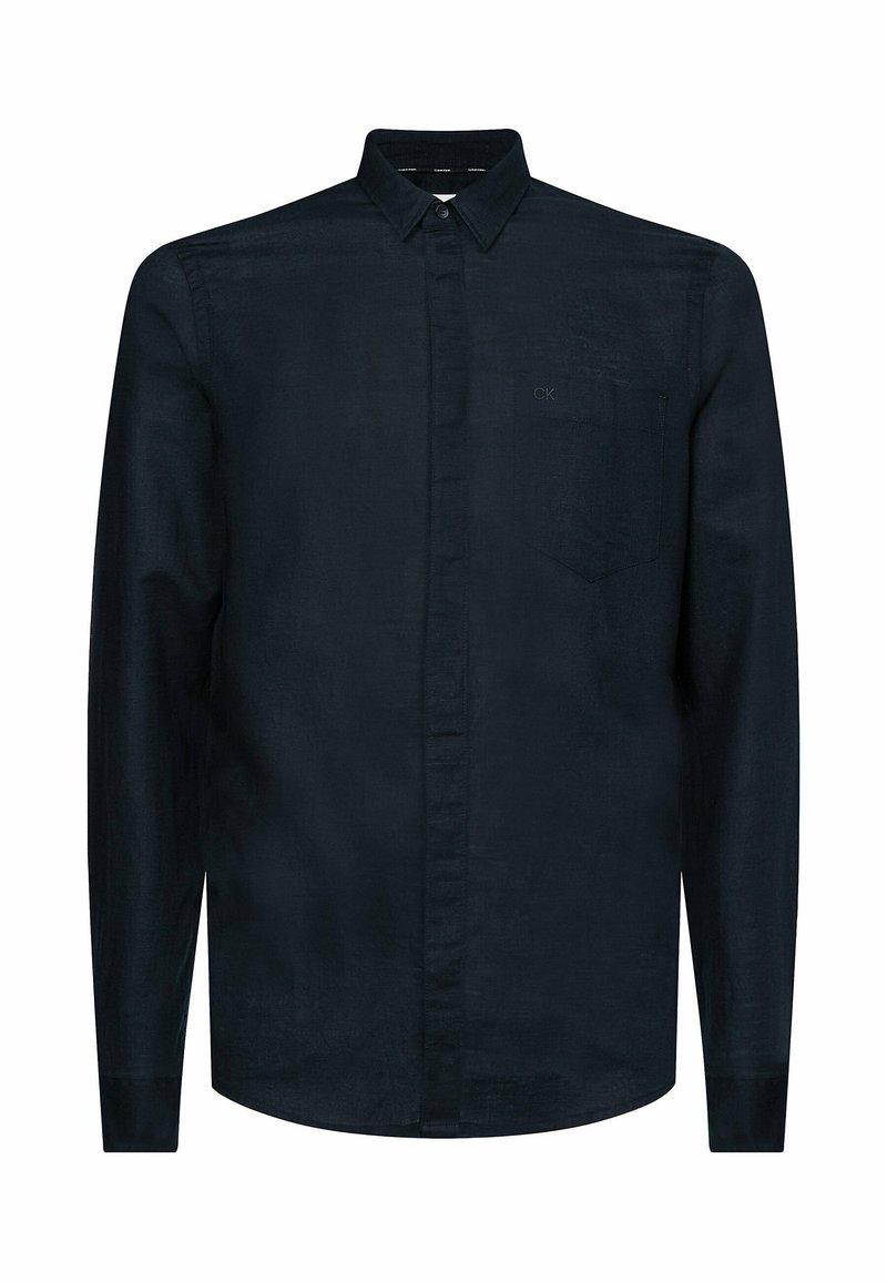 Herren Freizeithemden | Calvin Klein Hemd ck black/schwarz - CZ77392 Herren Freizeithemden | Calvin Klein Hemd ck black/schwarz - CZ77392